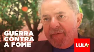 Lula fala sobre a guerra contra a fome