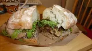 making a San Francisco Roli Roti porchetta sandwich to die for....