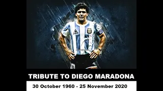 Tribute to Diego Maradona (30/10/1960 - 25/11/2020) - A Special Kind of Hero by Stephanie Lawrence