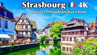 Visit Strasbourg 🇫🇷: Where France and Germany Embrace,4K 60 fps with subtitles
