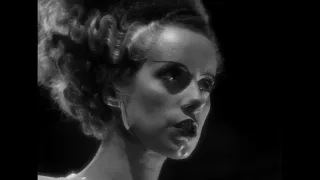 The Bride of Frankenstein (1935) by James Whale, Clip: Monster meet his bride - but she rejects him!
