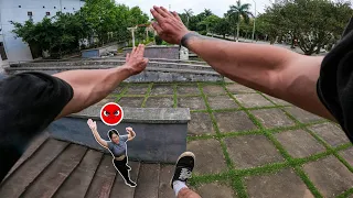 ESCAPE FROM ANGRY FITNESS GIRL (Extreme Parkour POV Chase)