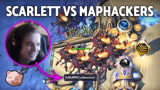 How quickly can SCARLETT destroy MAPHACKERS? (Part 3) | Holdout Challenge - StarCraft 2