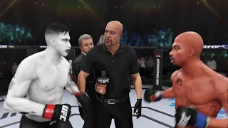 Marilyn Manson vs. Tupac Shakur (EA sports UFC 3) - CPU vs. CPU - Crazy UFC 👊🤪