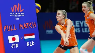 Japan 🆚 Netherlands - Full Match | Women’s Volleyball Nations League 2019