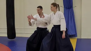 Aikido: Yokomen uchi by Daniele MONTENEGRO sensei - Moscow 2024 Part 1/2
