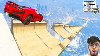 999.555% IMPOSSIBLE Hard Skate Board Mega Ramp Challenge in GTA 5!