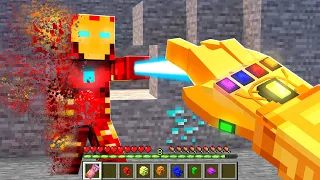 J’ai Supprimé MINECRAFT avec Le GANT DE THANOS (oups)