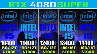 INTEL i5 10400F vs INTEL i5 11400F vs INTEL i5 12400F vs INTEL i5 13400F vs INTEL i5 14400F ||