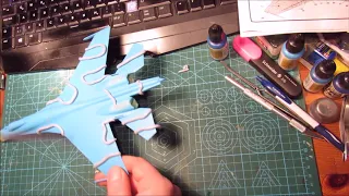 Revell 1/72 SU-27 SM Flanker pt.2 (Youtube flanker GB)