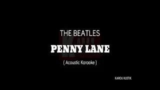 The Beatles - Penny lane ( Acoustic Karaoke ) + Lirik