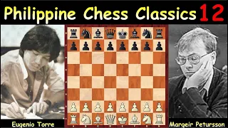 Philippine Chess Classics #12 | Eugenio Torre vs Margeir Petursson | (Tagalog Language)