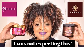 The BEST Curling Custard??!! I'M SHOOK!!! | AS I AM vs. MIELLE ORGANICS Wash and Go | TYPE 4 HAIR