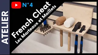 Réalisation French Cleat / Support pour les marteaux et maillets N°4 #frenchcleat #diyideas