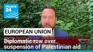 EU plunges into diplomatic row over suspension of Palestinian aid announcement • FRANCE 24 English