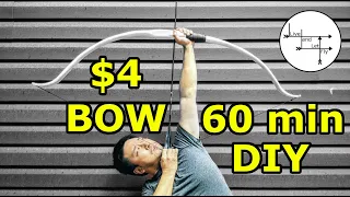 How to make a $4 PVC Recurve Bow in 60mins | JimBow Jim Bow SN001 | Live and Let Fly Archery