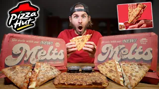 Eating Pizza Hut's ALL NEW MELTS!