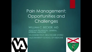 Pain Management Opportunities and Challenges - Webinar