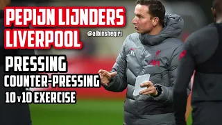 Pepijn Lijnders - Liverpool 10v10 Pressing + Counter Pressing Training