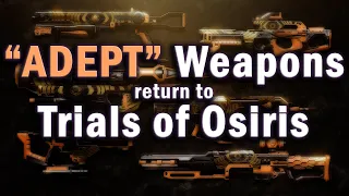 Destiny 2: Beyond Light - Trials of Osiris - Adept Weapons and Mods - Flawless Rewards