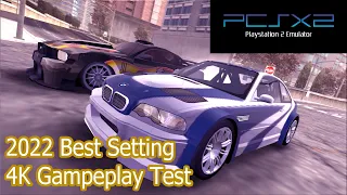 【PCSX2】 Need for Speed Most Wanted Gameplay l 4K 60FPS l Best Setting 2022