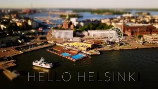 Hello Helsinki in 4k | Little Big World | Aerial & Time lapse & Tilt shift