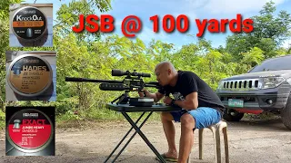 .22 JSB KNOCK OUT vs HADES vs JUMBO HEAVY @ 100 yards with FX impact