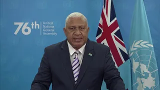 Fijian Prime Minister addresses the United Nations General Debate 76th session