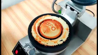 UFO burger machine, cut edge perfectly