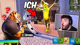 Ich PRANKE als MISSING SCHALI im TRESOR von PARTY ROYALE ... Fortnite