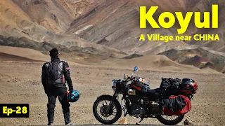 Spent the night near Tibet (China Occupied) Border | Koyul Village | Ep-28 | Tripura to Ladakh Ride