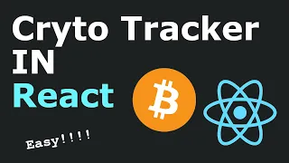 Create a crypto price tracker with React in under 20 minutes // Easy tutorial // project files