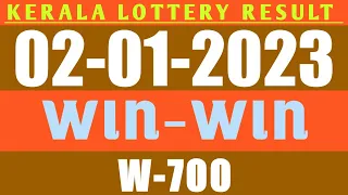 KERALA LOTTERY WIN WIN W-700 RESULT 02/01/2023