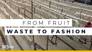 Sustainable fashion from recycled fruit | RE:TV