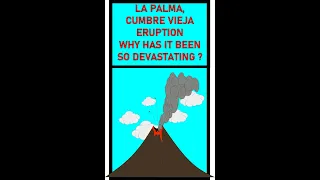 La Palma  Volcano Eruption,Cumbre Vieja, Canary Islands 2021:Why has it been so devastating ?#shorts