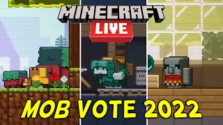 Minecraft Live Mob Vote 2022 | VOTE SNIFFER RASCAL TUFF GOLEM