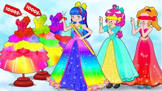 Princess Dress Up Contest!  Fashion Dress Design Result with Friends by SM