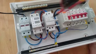 Prevenire întoarcere tensiune pe conductorul neutru cu ajutorul unui contactor .