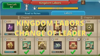 LORDS MOBILE GAME HACK. HOW TO CHANGE LEADER UNDER KINDOM LABORS #gaming