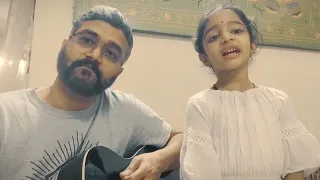 Bade Acche Lagte Hain guitar cover with my daughter Tanvita 🙂