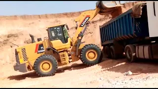 WEICHAI LOVOL FL956H wheel loader working in Senegal