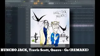 HUNCHO JACK, Travis Scott, Quavo - Go (SL PSYCHO Trap Remake) FL STUDIO PC TUTORIAL