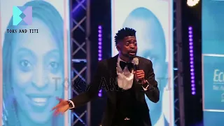 Basketmouth Unprovoked! Basketmouth's Ecobank Dinner Performance Sets a New Standard for Comedy!