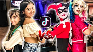 BELINHA E BECA BARRETO VS SUPER VILÕES -  QUEM FAZ A MELHOR DANCINHA DO TIK TOK