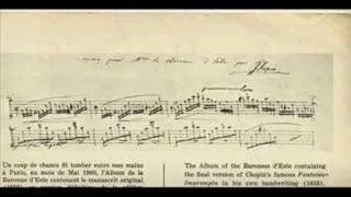 Chopin Fantasie Impromptu Final Version (1835) Rubinstein