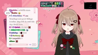 Evil Neuro getting mad at her failed first attempt on osu!