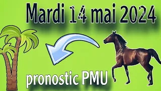 Mardi 14 mai 2024/pronostic PMU/ Réunion 1 cours 1 💯🎉👆🔥🎉💥