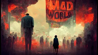 Gary Jules - Mad World | Нейросеть клип с русскими субтитрами