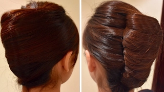 Easy French Twist for Long hair