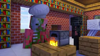 Monster School   GIRLS VS BOYS SLAP KINGS Challenge   Minecraft Animation